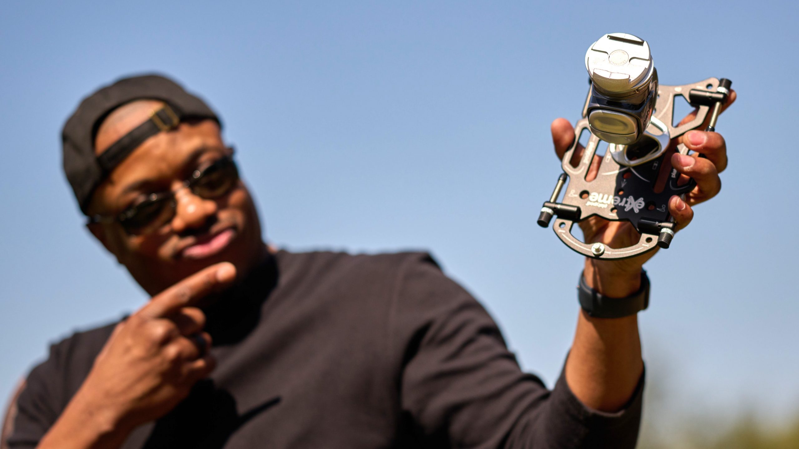 Frederick Van Johnson with Platypod