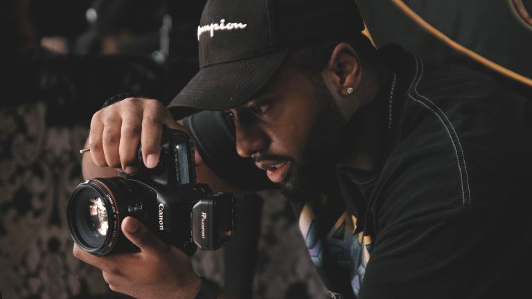 Photographer with Canon Camera