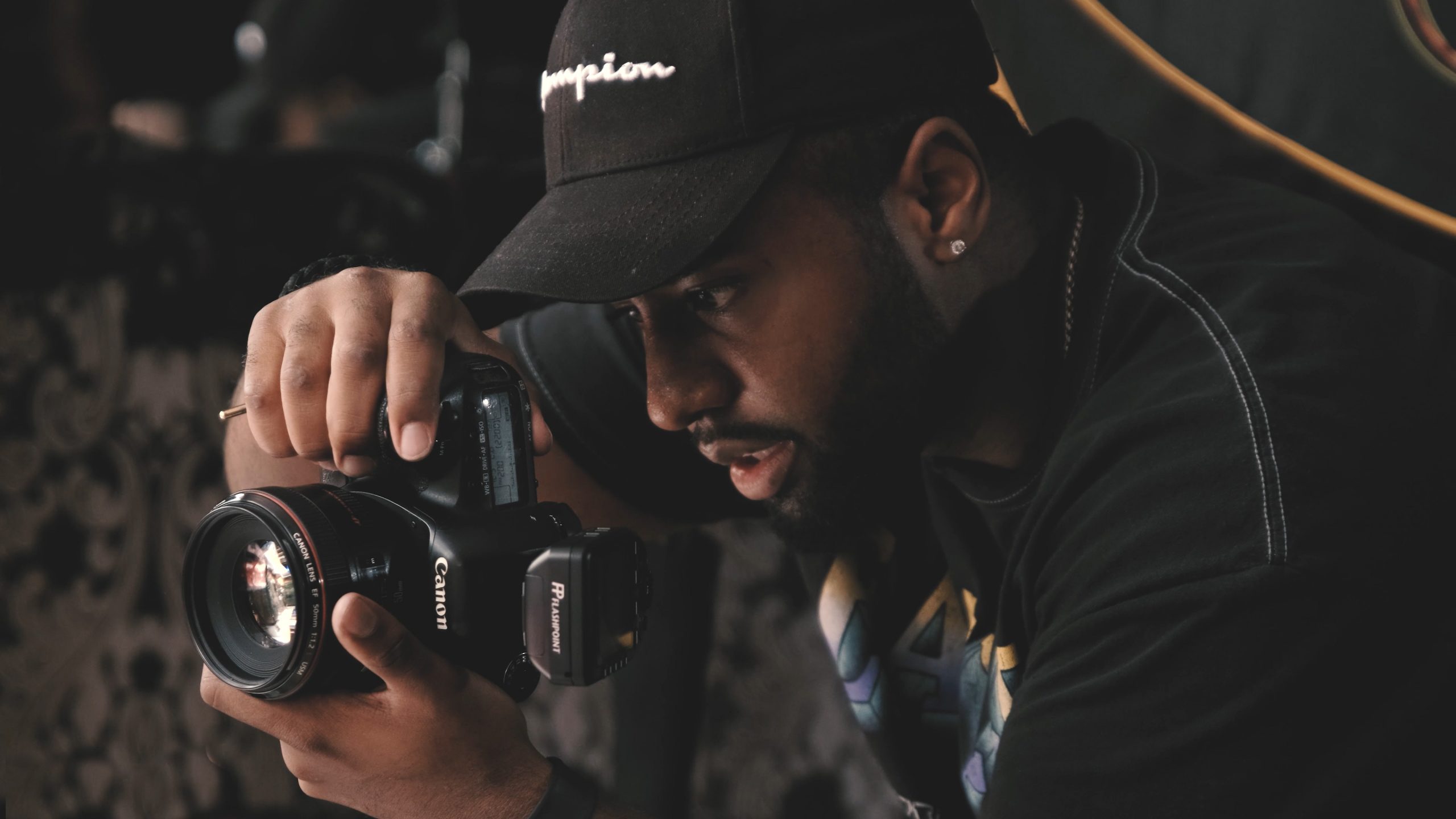 Photographer with Canon Camera